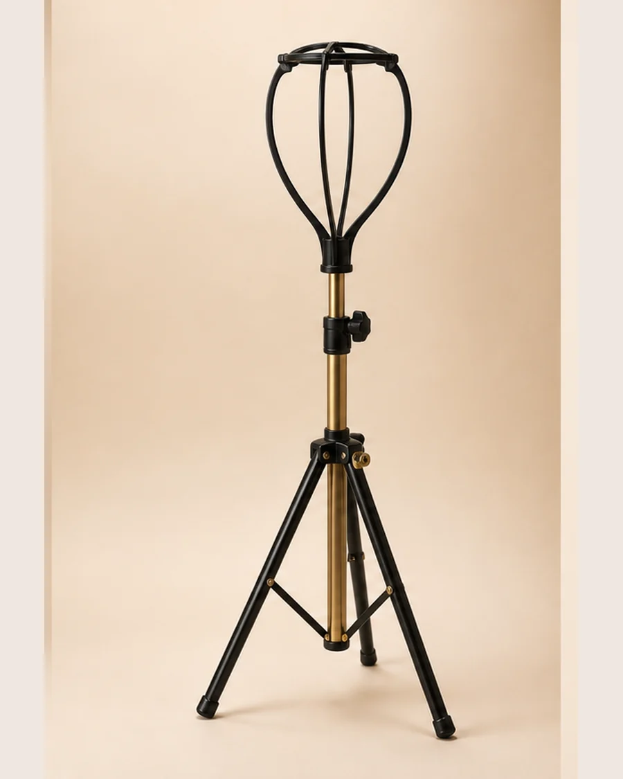 Adjustable Tripod Wig Stand view 2